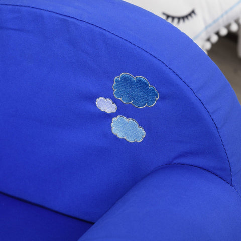 Rootz High Chair - Blue - Cotton, Foam - 20.86 cm x 13.77 cm x 17.51 cm