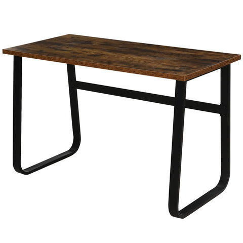 Rootz Desktop Computer - Black, Brown - Chipboard, Steel - 47.24 cm x 23.62 cm x 29.33 cm