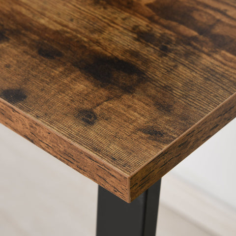 Rootz Desktop Computer - Black, Brown - Chipboard, Steel - 47.24 cm x 23.62 cm x 29.33 cm