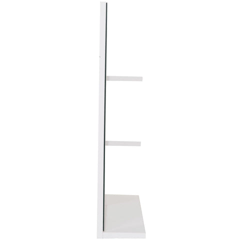 Rootz Bathroom Mirror - White - Engineered Wood, Mirror - 23.62 cm x 3.93 cm x 18.89 cm