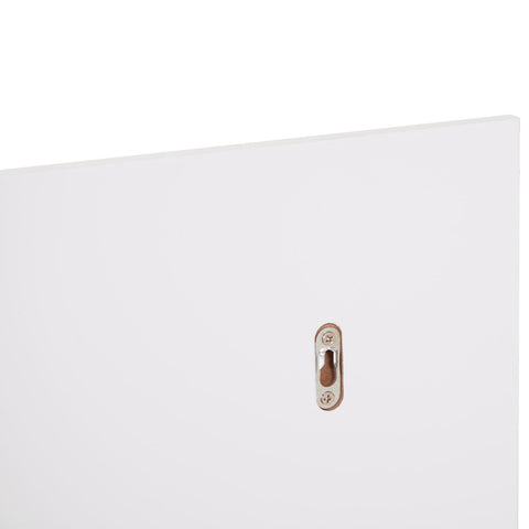 Rootz Bathroom Mirror - White - Engineered Wood, Mirror - 23.62 cm x 3.93 cm x 18.89 cm