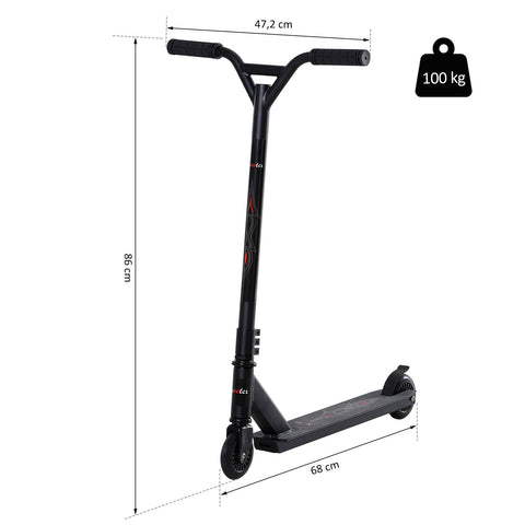 Rootz Scooter - Black - Aluminium, Iron, Pu - 26.77 cm x 18.58 cm x 33.85 cm