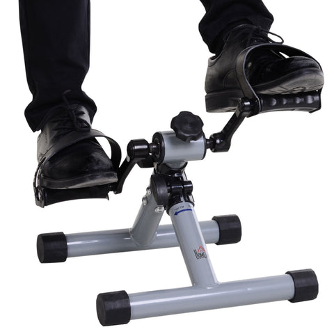 Rootz Mini Hometrainer Fietspedaal - Zilver, Grijs - Staal, Tpr - 12.99 cm x 13.38 cm x 12.59 cm