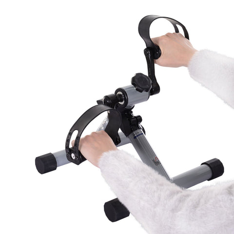 Rootz Mini Hometrainer Fietspedaal - Zilver, Grijs - Staal, Tpr - 12.99 cm x 13.38 cm x 12.59 cm