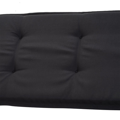 Rootz Bench Pad Set - Grijs - Polyester, Schuim - 47.24 cm x 19.68 cm x 1.96 cm