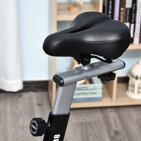 Rootz Spinning Bike Exercise - Black - Steel, Abs - 47.24cm x 18.5cm x 46.03cm