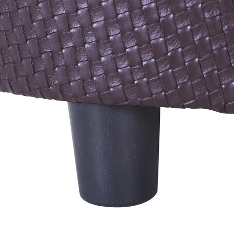 Rootz Hundesofa – Braun – Tannenholz, Baumwolle, Pu – 27,56 cm x 18,89 cm x 15,75 cm