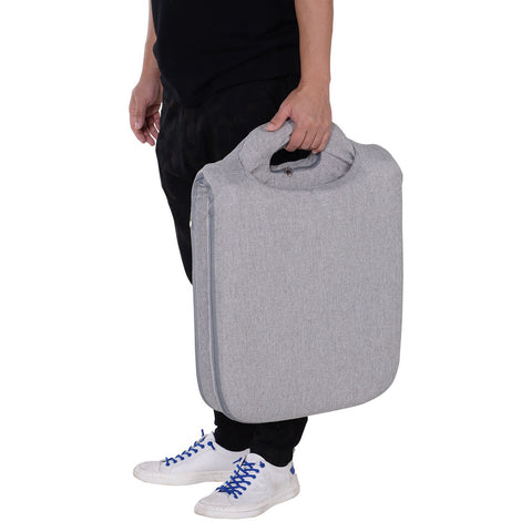 Rootz Seat Cushion - Gray - Linen, Foam, Steel - 16.14 cm x 17.71 cm x 19.68 cm