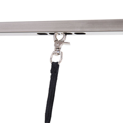 Rootz Animal Care Table - Black - Rubber, Mdf, Metal - 42.12 cm x 23.62 cm x 66.93 cm