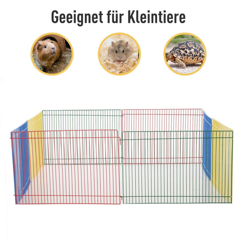 Rootz Animal Fence - Colorful - Metal - 27.16 cm x 27.16 cm x 9.05 cm