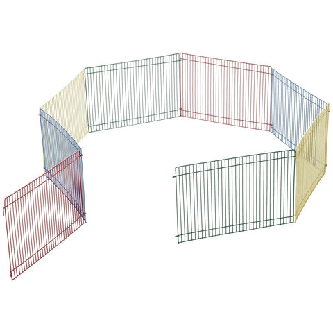 Rootz Animal Fence - Colorful - Metal - 27.16 cm x 27.16 cm x 9.05 cm