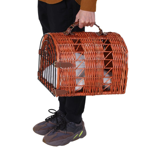 Rootz Cat House - Brown - Rod, Plush, Metal - 16.53 cm x 13.78 cm x 14.57 cm