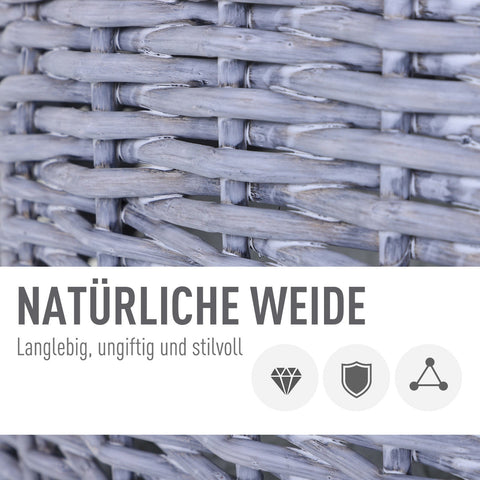 Rootz Cat House - Gray - Rod, Plush, Metal - 18.5 cm x 13.78 cm x 13.78 cm