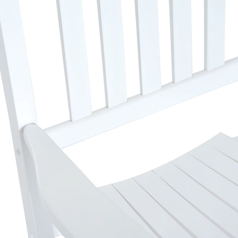 Rootz Rocking Chair - White - Wood - 27.16 cm x 33.85 cm x 45.27 cm