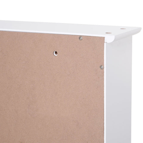 Rootz Spiegelschrank – Weiß – Holzwerkstoff, Spiegel, Glas – 22,04 cm x 5,11 cm x 22,83 cm