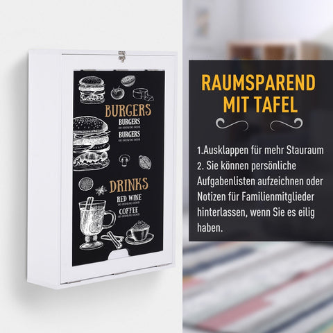 Rootz Console Tafel - Wit - Vervaardigd Hout - 23.62 cm x 6.49 cm x 32.08 cm