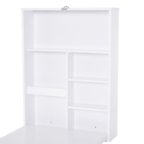 Rootz Console Tafel - Wit - Vervaardigd Hout - 23.62 cm x 6.49 cm x 32.08 cm