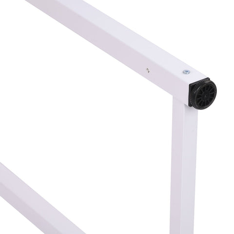 Rootz Bureau - Weiß - Metall, Mdf - 47,24 cm x 23,62 cm x 29,92 cm