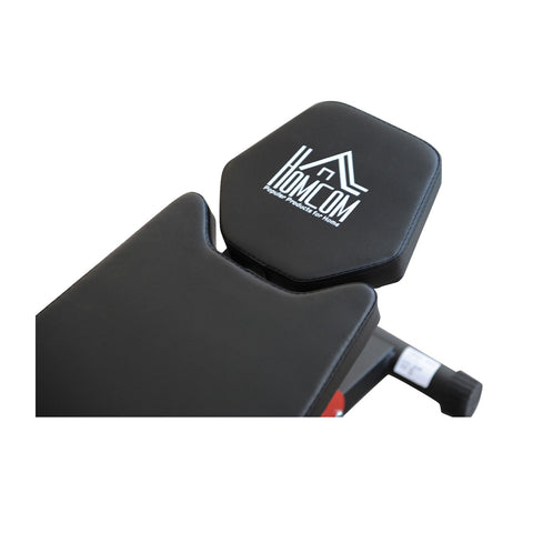 Rootz Halterbank Multifunctioneel - Zwart, Rood - Staal, PVC, Eva - 25,19 cm x 57,48 cm x 28,93 cm