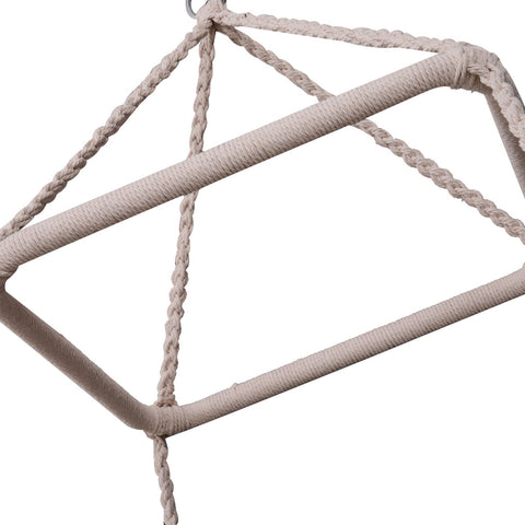 Rootz Hammock Chair - Beige - Cotton, Metal - 31.5 cm x 31.5 cm x 59.05 cm