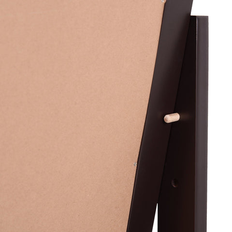 Rootz Standspiegel – Schwarz – Holzwerkstoff, Glas – 18,5 cm x 18,11 cm x 58,27 cm