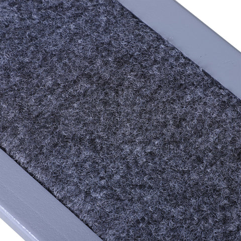 Rootz Hondentrap - Grijs - Hout, Naaldvilt - 15,94 cm x 17,52 cm x 14,96 cm