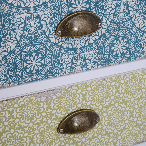 Rootz DressoirKast - Wit - Hout, Mdf - 26,77 cm x 13,39 cm x 31,5 cm