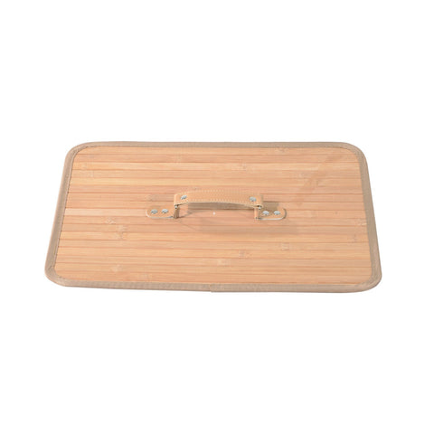 Rootz Laundry Basket - Nature - Bamboo, Canvas - 15.75 cm x 11.81 cm x 23.62 cm