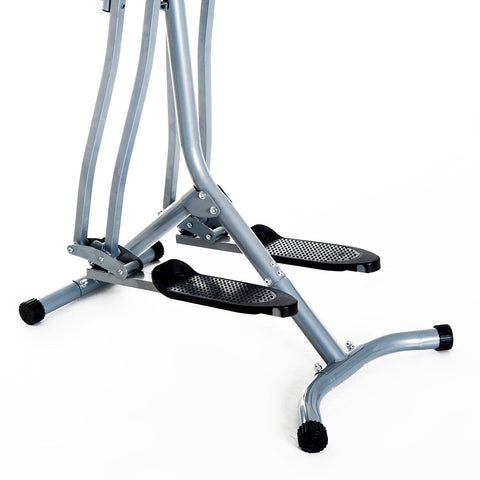 Rootz elliptische trainer - zilver, zwart - staal, buikspieren, Eva - 37,79 cm x 23,62 cm x 59,84 cm