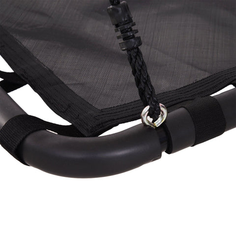 Rootz Nestschaukel – Schwarz – Metall, Netz – 39,37 cm x 29,92 cm x 1,57 cm