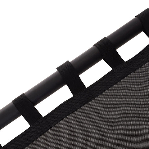 Rootz Nestschaukel – Schwarz – Metall, Netz – 39,37 cm x 29,92 cm x 1,57 cm