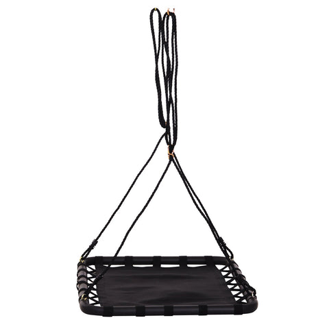 Rootz Nestschaukel – Schwarz – Metall, Netz – 39,37 cm x 29,92 cm x 1,57 cm