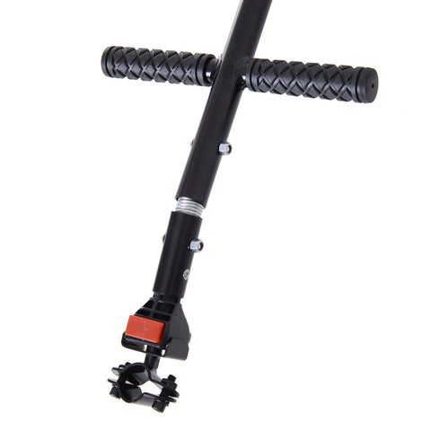 Rootz Bicycle Trailer - Black - Steel, Rubber - 61.02 cm x 28.15 cm x 30.31 cm