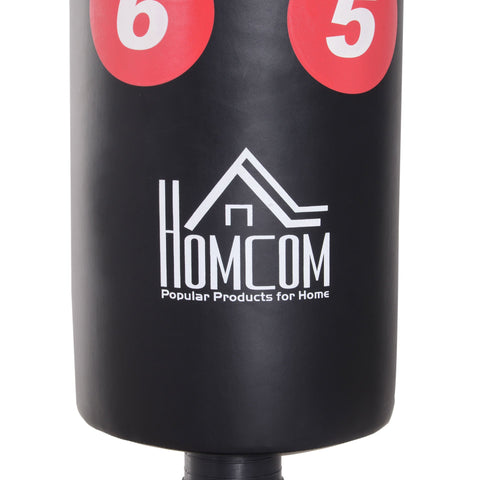 Rootz Free Standing Punching Bag - White, Red - Hdpe, Pvc, Epe - 19.69cm x 19.69cm x 64.96cm