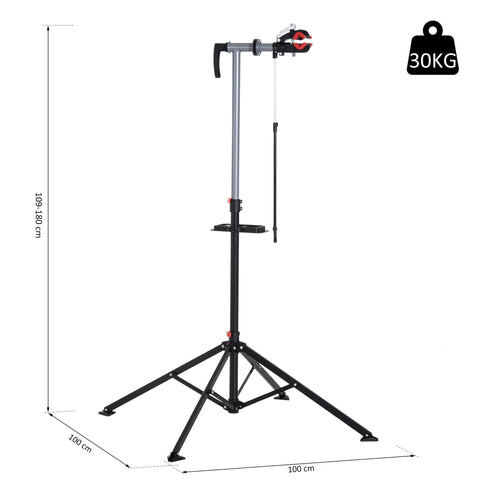 Rootz Bicycle Assembly Stand - Black - Steel - 39.37 cm x 39.37 cm x 70.87 cm