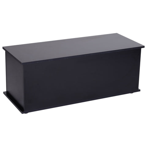 Rootz Kist met Scharnier - Zwart - Spaanplaat - 15.74 cm x 39.37 cm x 15.74 cm