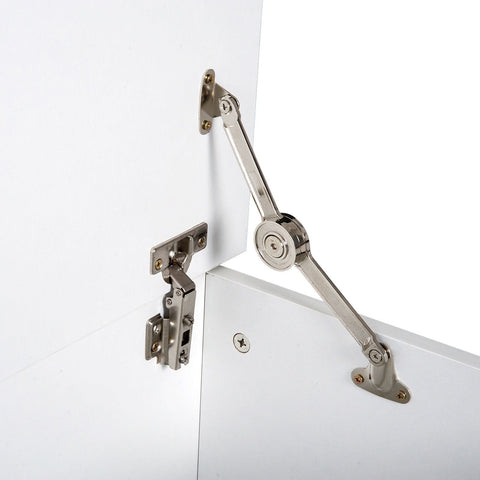 Rootz Kist met Scharnier - Wit - Spaanplaat - 15.74 cm x 39.37 cm x 15.74 cm