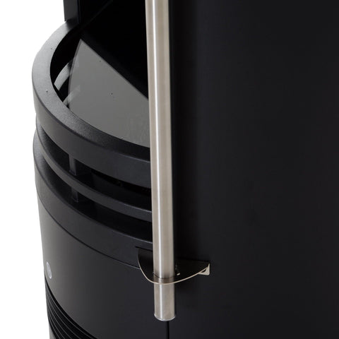 Rootz LED Wall Mount - Black - Iron, Plastic, Glass - 16.14 cm x 16.14 cm x 25.39 cm