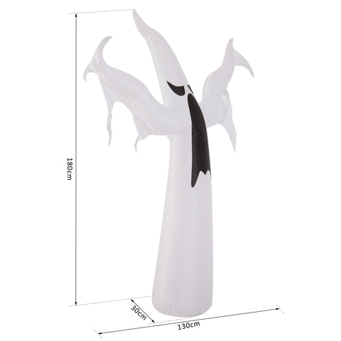Rootz Halloween-Dekoration – Weiß – Polyester, Stoff – 51,18 cm x 11,81 cm x 70,87 cm