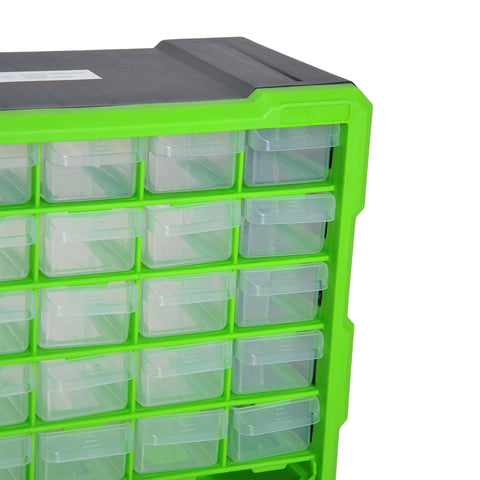 Rootz Assortment box - Green - Plastic - 6.3 cm x 14.96 cm x 18.7 cm