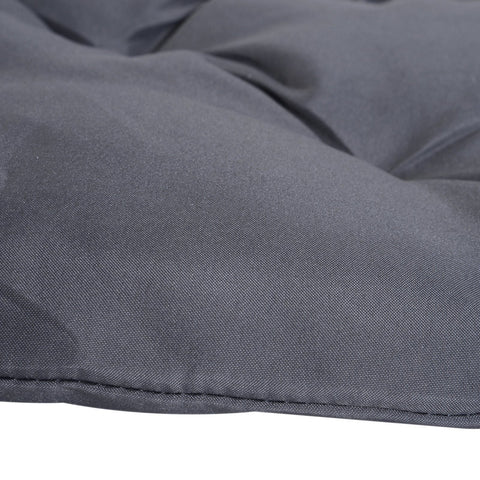 Rootz gestoffeerd stoelkussen - grijs - Oxford, spons - 38,58 cm x 19,68 cm x 3,14 cm