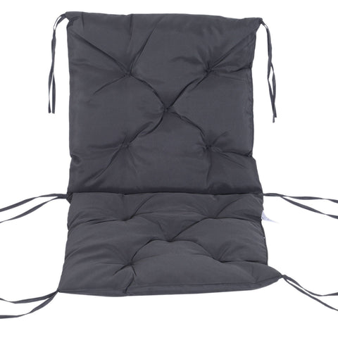 Rootz gestoffeerd stoelkussen - grijs - Oxford, spons - 38,58 cm x 19,68 cm x 3,14 cm