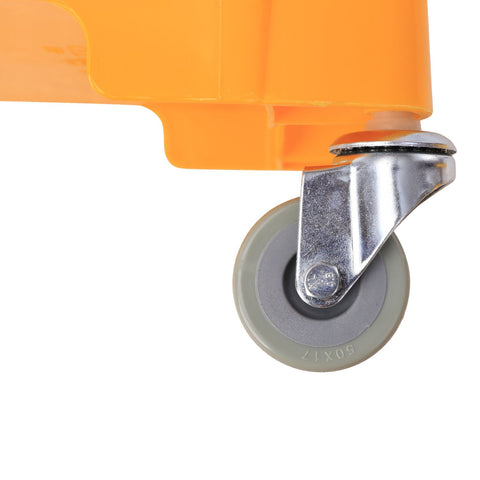 Rootz Schoonmaaktrolley - Geel - Kunststof, Metaal - 24,8 cm x 10,63 cm x 26,38 cm