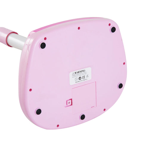 Rootz Children's Microphone Standing - Pink - Abs - 10.63 cm x 10.63 cm x 43.32 cm