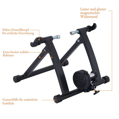 Rootz Roller Trainer - Zwart - Staal - 21,46 cm x 18,58 cm x 15,39 cm