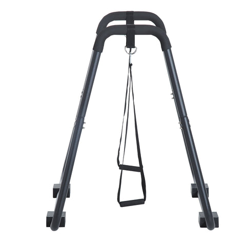 Rootz Dip Station met Sling Trainer - Zwart - Staal - 35,43 cm x 31,88 cm x 36,41 cm