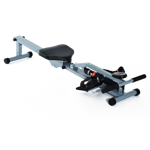 Rootz Roeitrainer - Grijs, Zwart - Staal, PVC - 51,18 cm x 18,7 cm x 26,38 cm