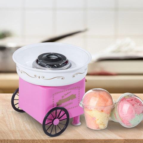Rootz Candy Floss Machine - Roze - IJzer, Aluminium, Pp - 11.81 cm x 11.81 cm x 11.02 cm
