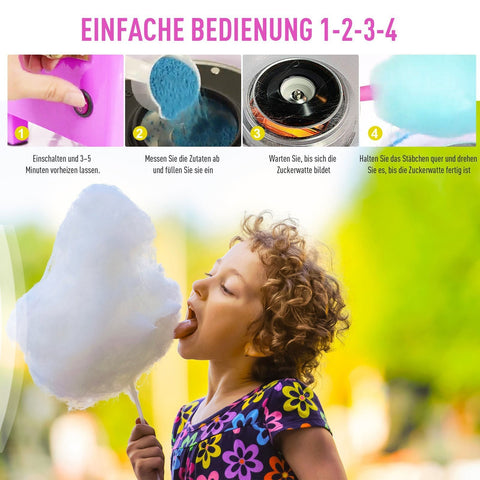 Rootz Candy Floss Machine - Roze - IJzer, Aluminium, Pp - 11.81 cm x 11.81 cm x 11.02 cm