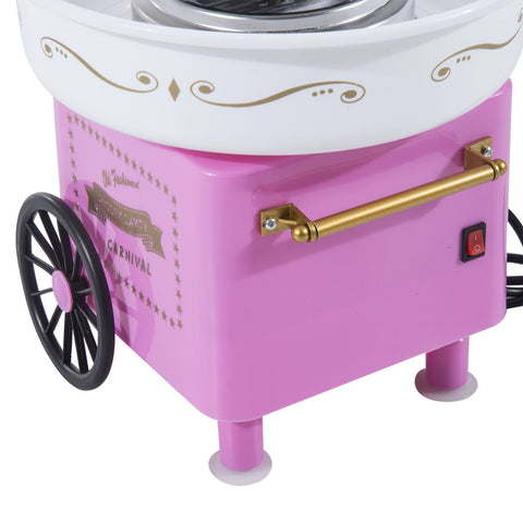 Rootz Candy Floss Machine - Roze - IJzer, Aluminium, Pp - 11.81 cm x 11.81 cm x 11.02 cm